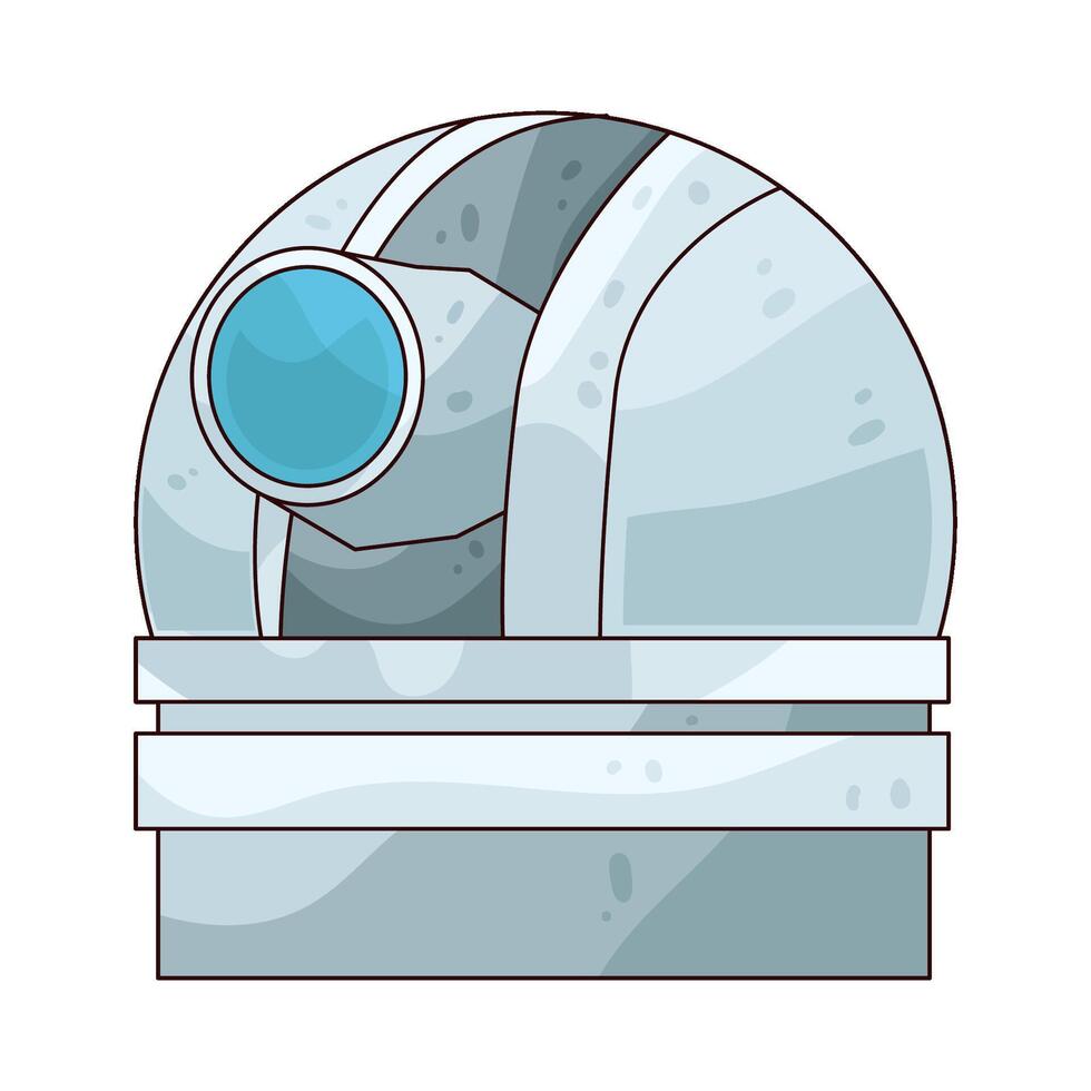 illustration of a Observatory vector