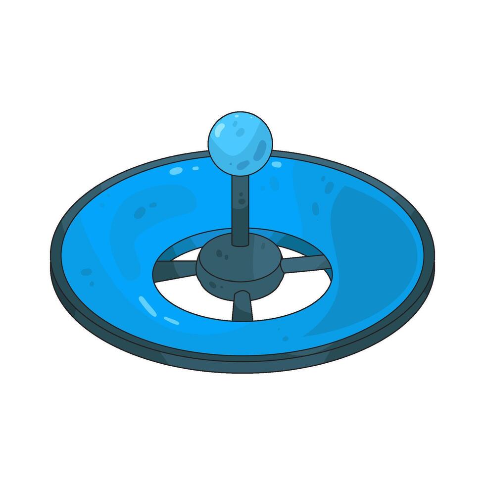 illustration of radio telescope vector