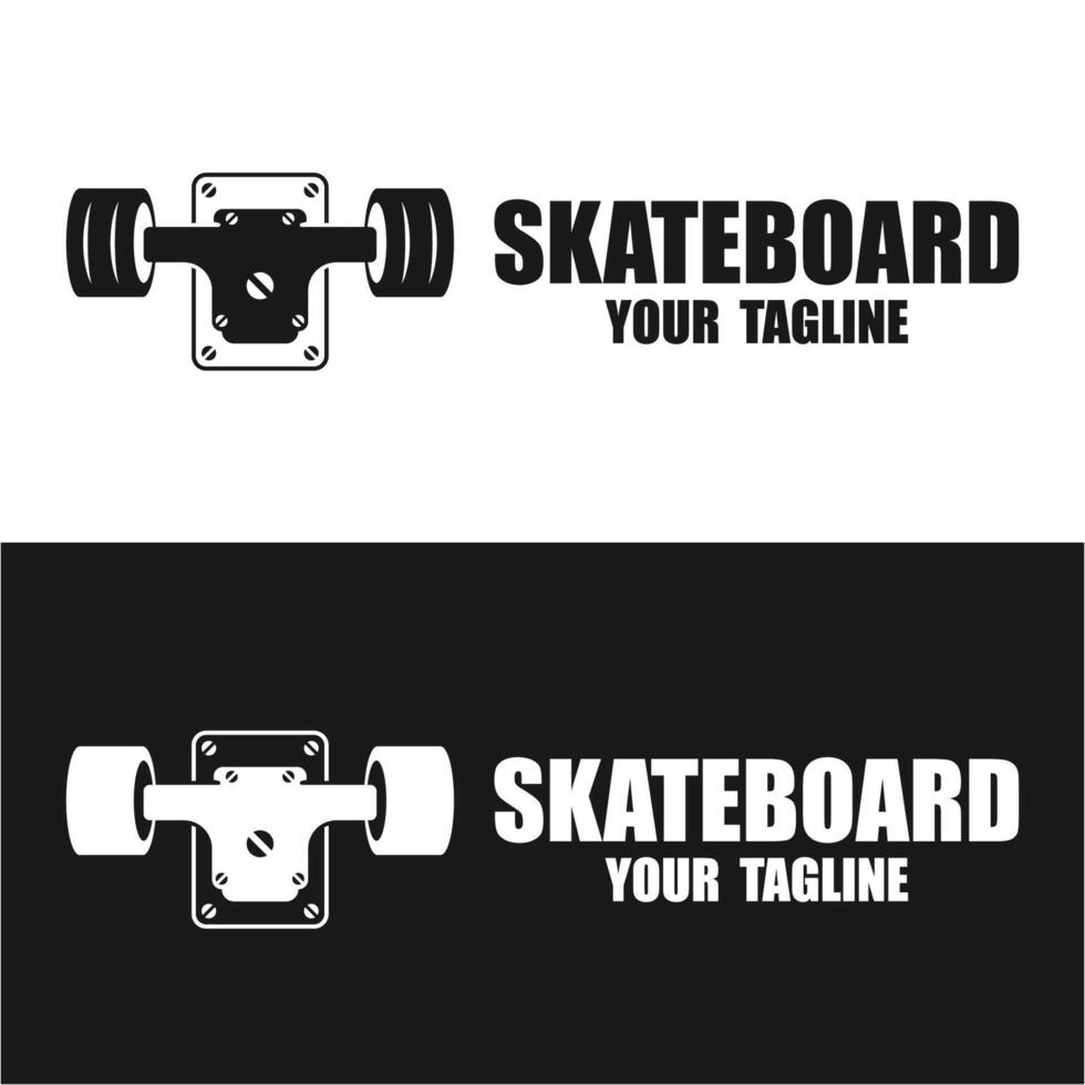 set of skateboard logo icon design vector