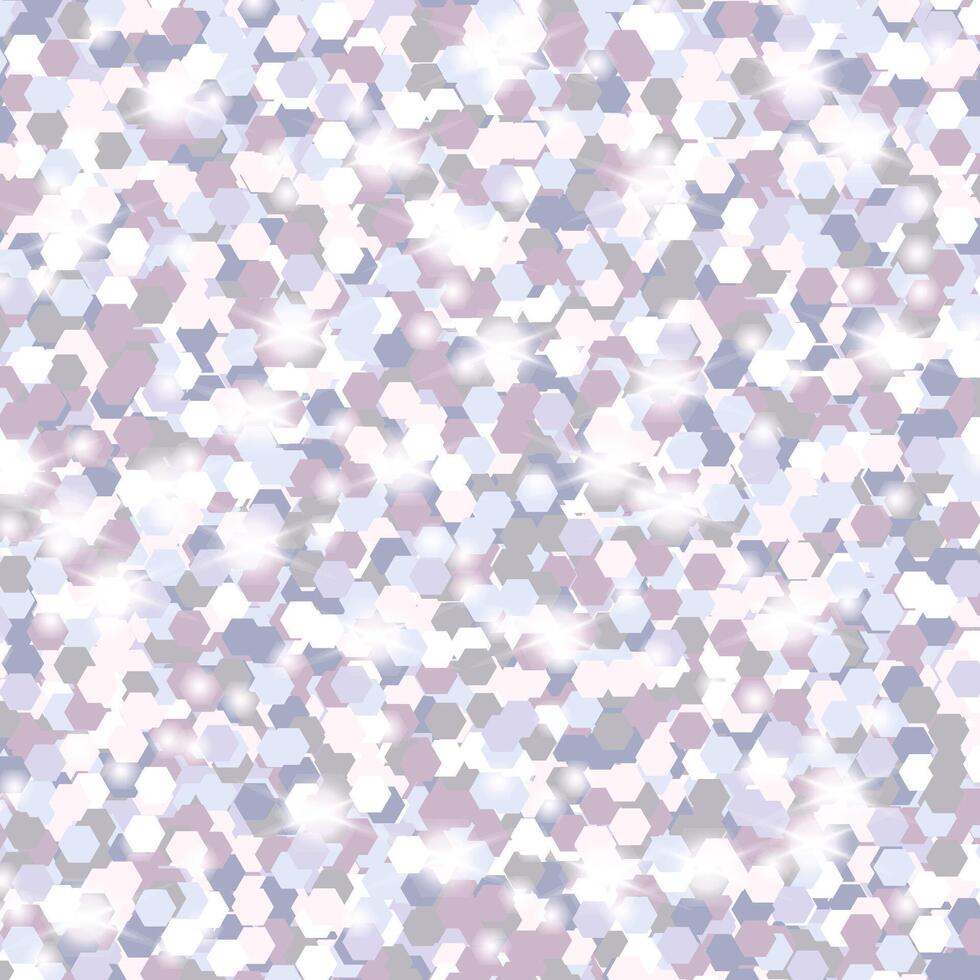 Glitter effect. holographic background with sparkles vector