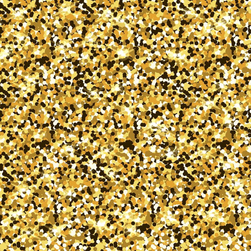glitter gold background with sparkles vector