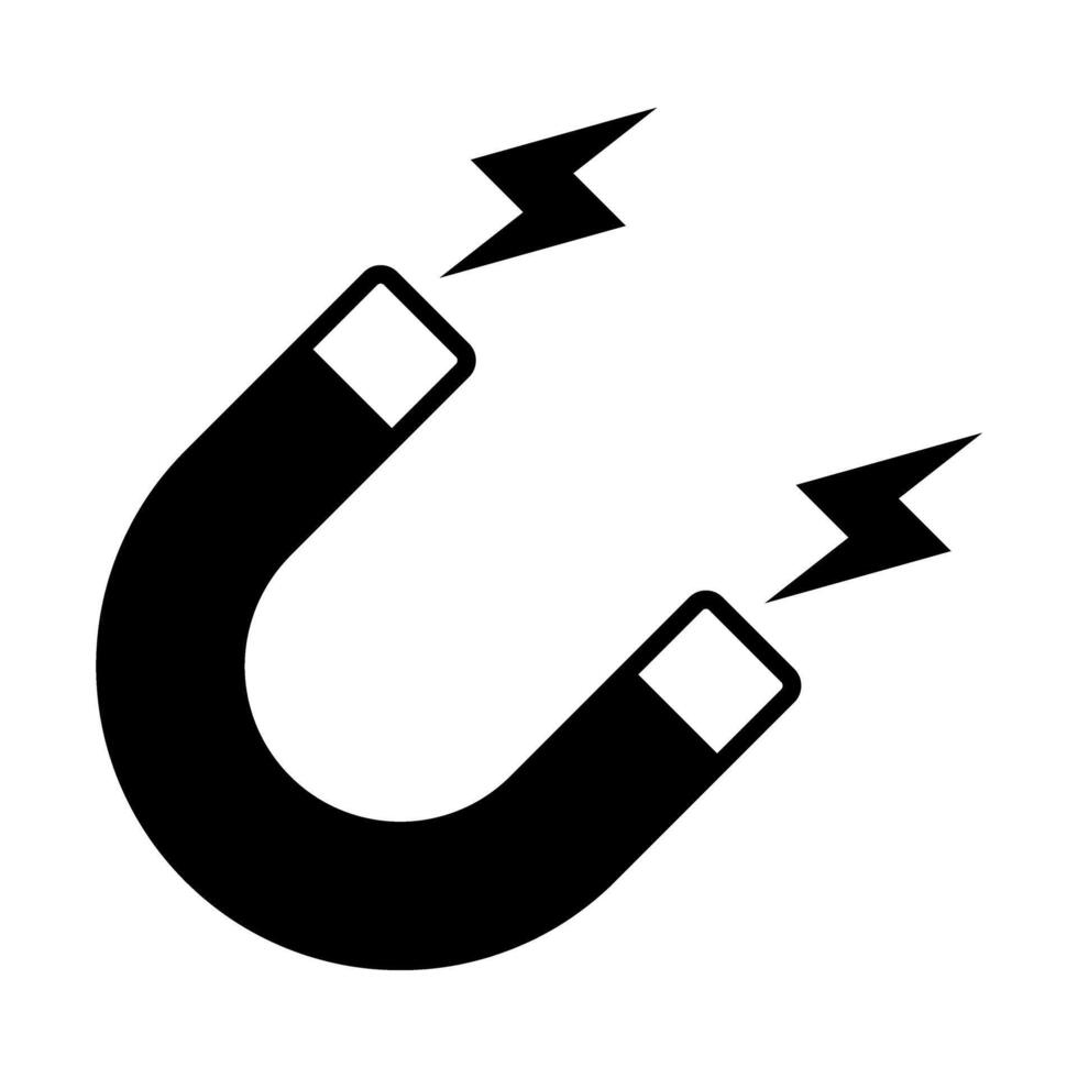 Magnet icon, Magnet sign. vector