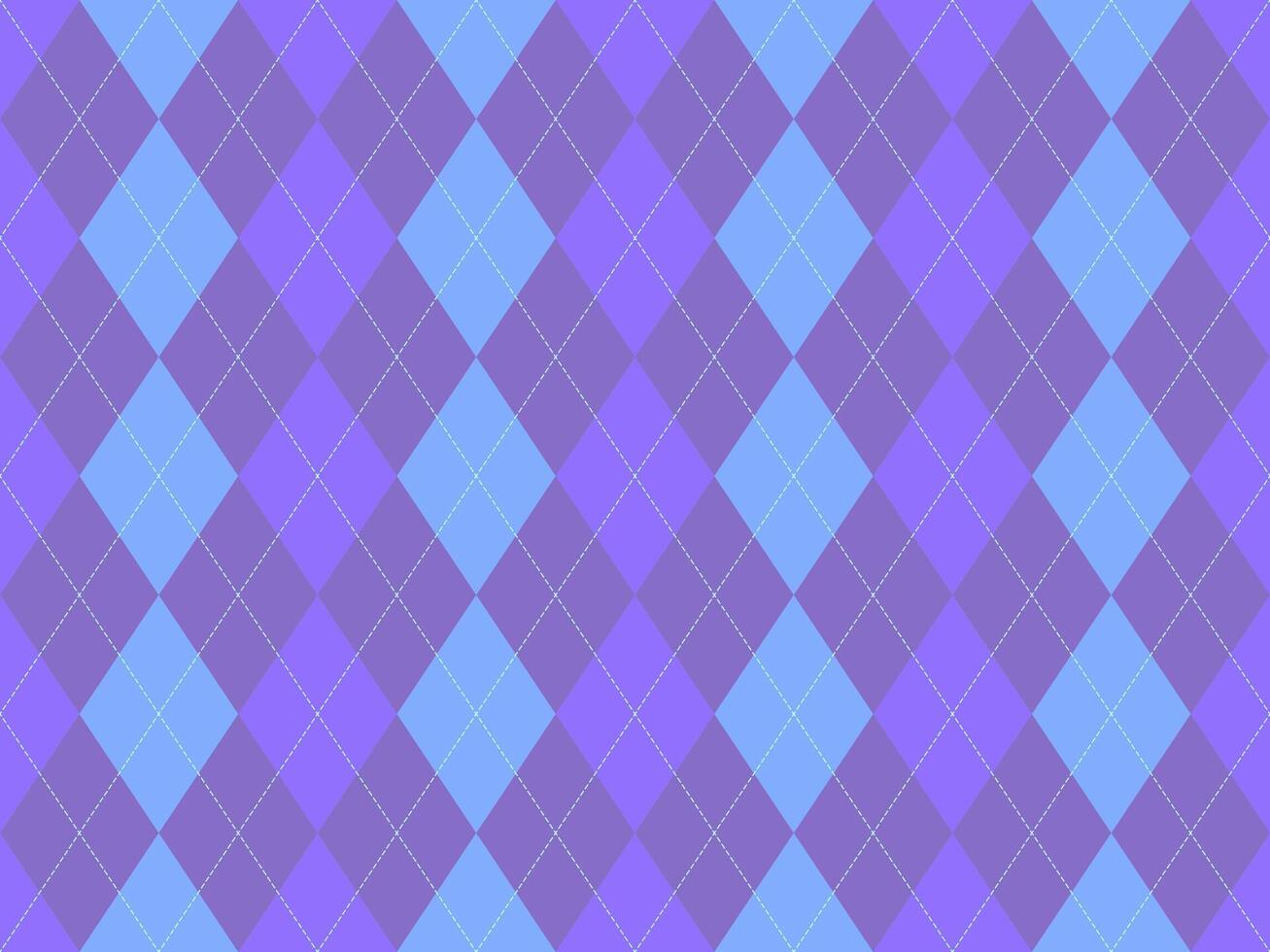 Elegant pastel purple and blue argyle pattern. Perfect for backgrounds, textiles, or stylish branding. A classic design with a modern, soft color palette. vector