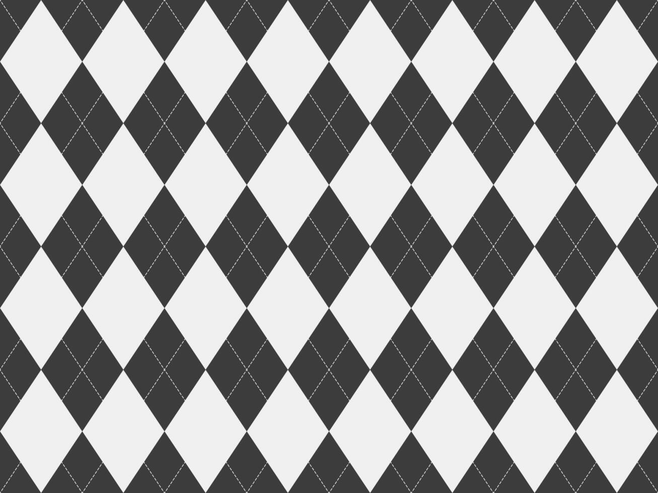 Stylish black and white diamond pattern background. Perfect for website design, textile prints, or creating a sophisticated, geometric aesthetic. Clean lines and subtle texture add visual interest. vector