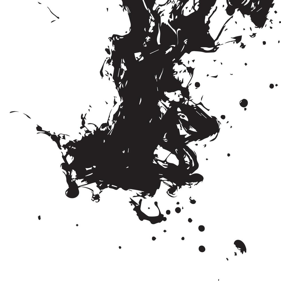 Messy Brushstroke Grunge Texture for Abstract Art vector