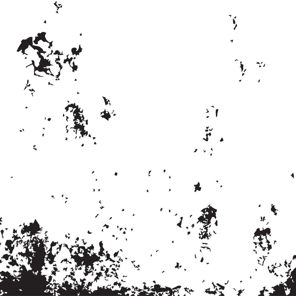 Heavy Grunge Effect with Rough Brush Strokes vector