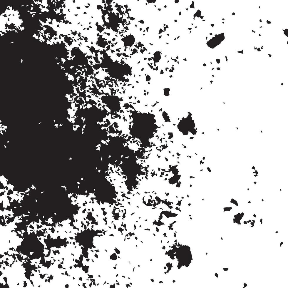 Heavy Spatter Grunge Overlay for Dynamic Textures vector
