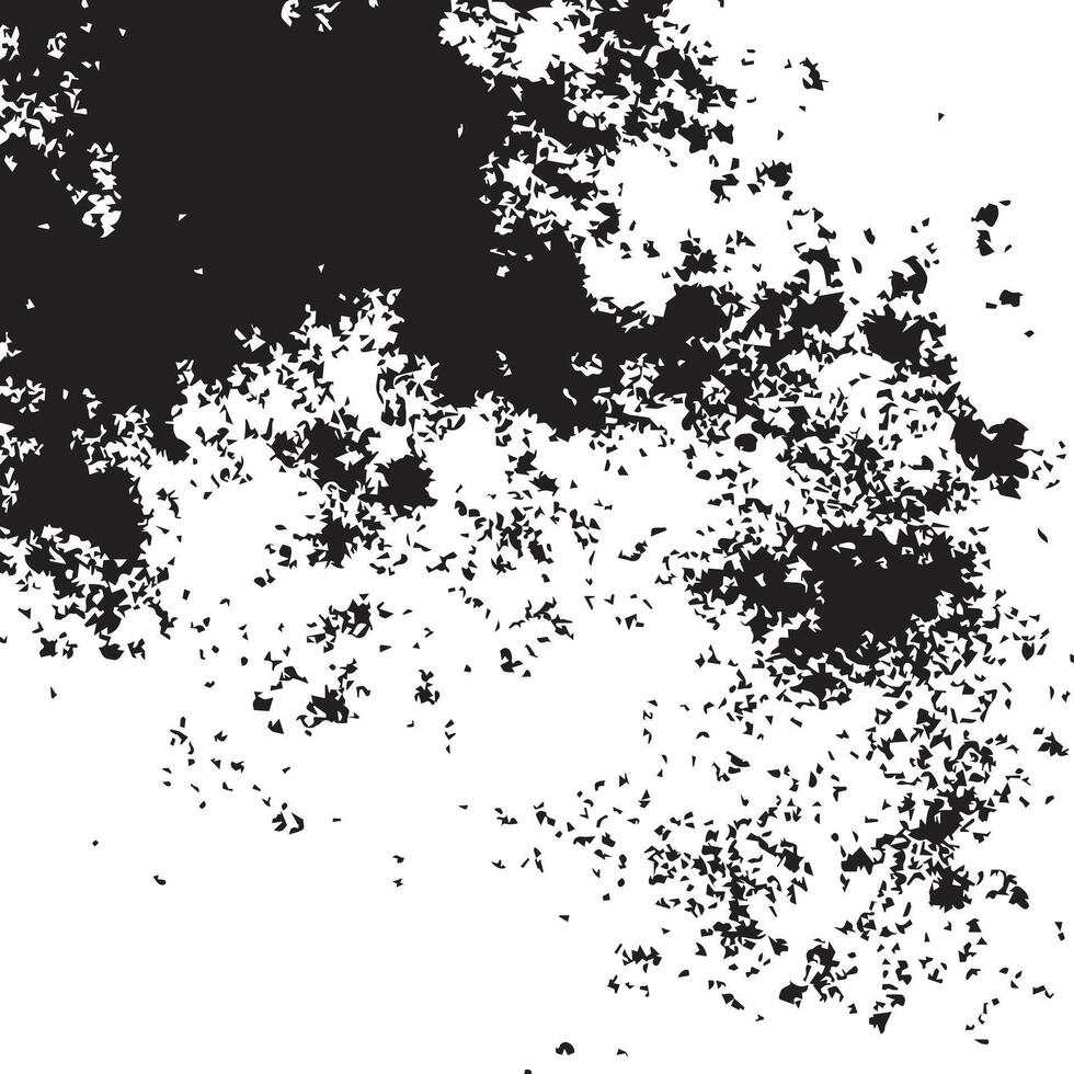 Roughly Brushed Grunge Texture with Imperfect Strokes vector