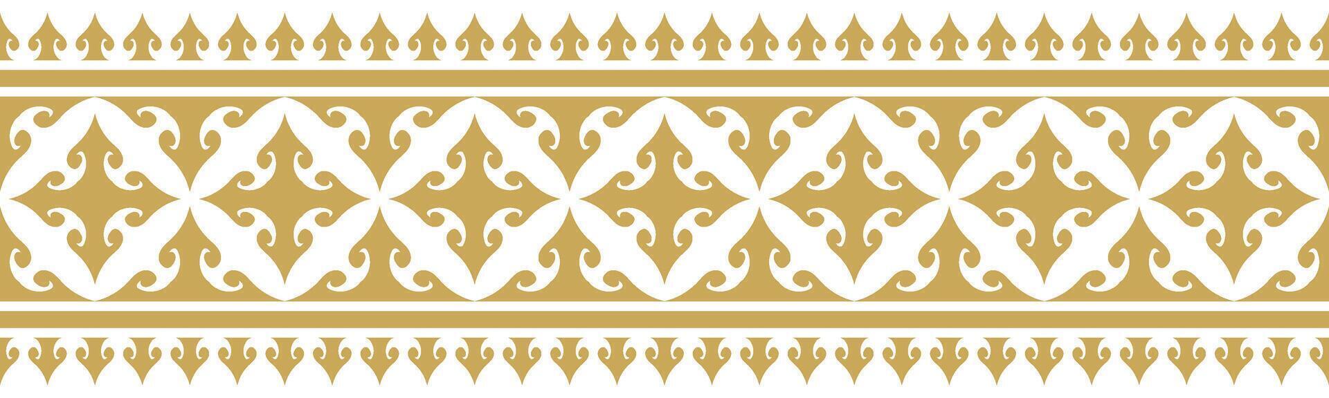 Classic Abstract Pattern in a Vintage Retro Border Style. vector