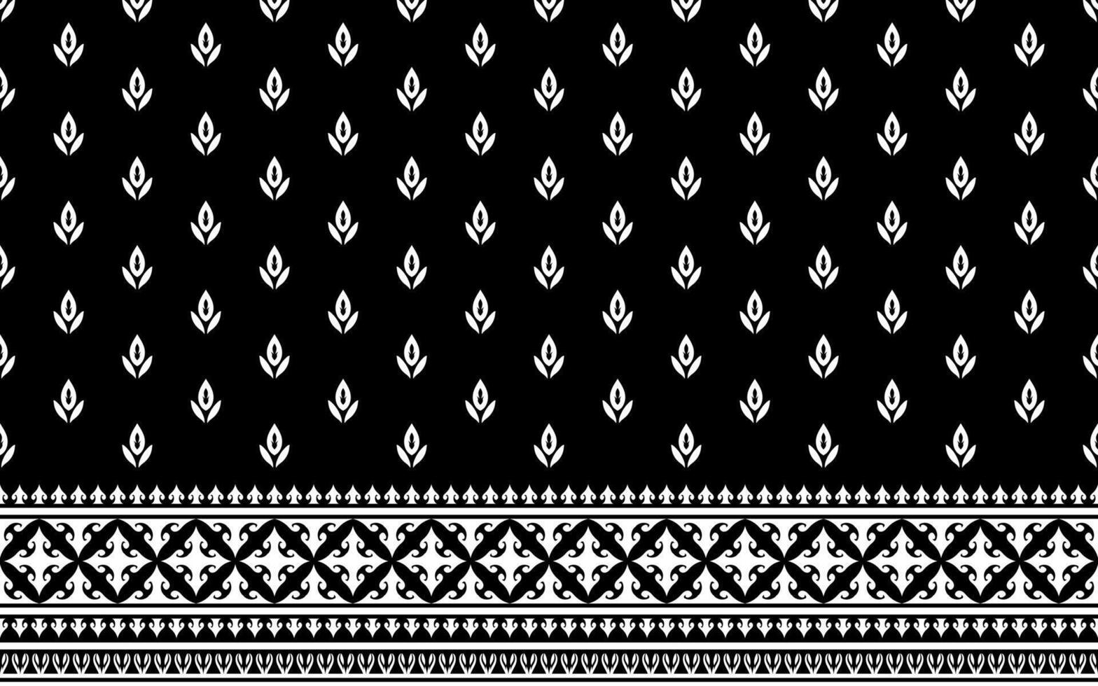 Seamless Ethnic Pattern with Vintage Textile Design. vector
