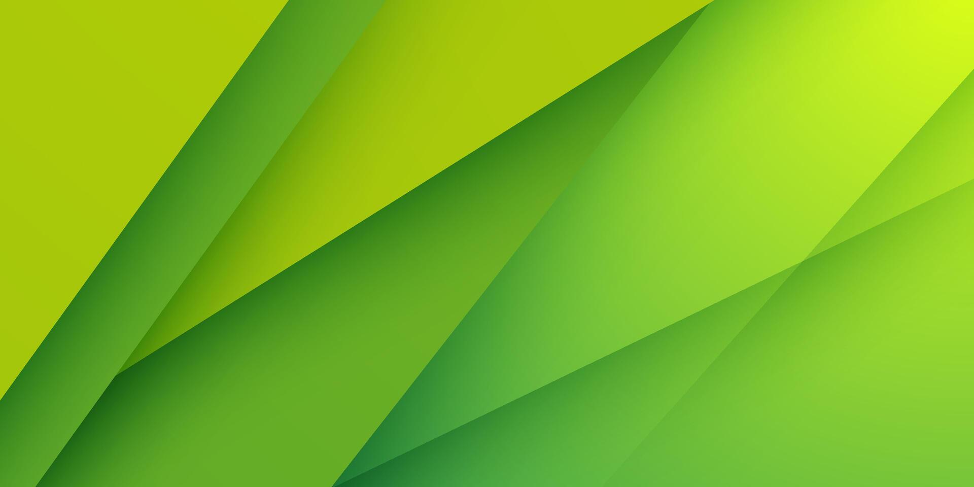 Abstract colorful green 3D background. Papercut shadow concept pattern. vector