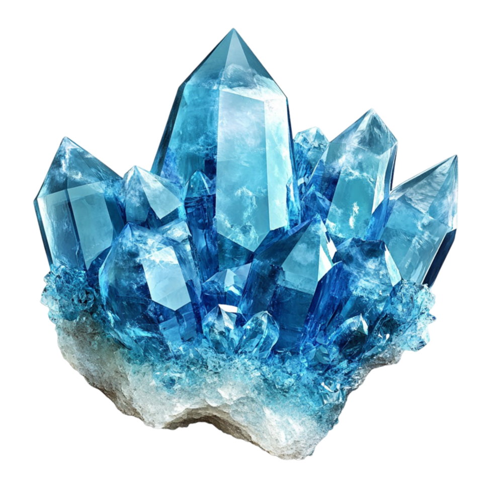 Shiny Blue Crystals png
