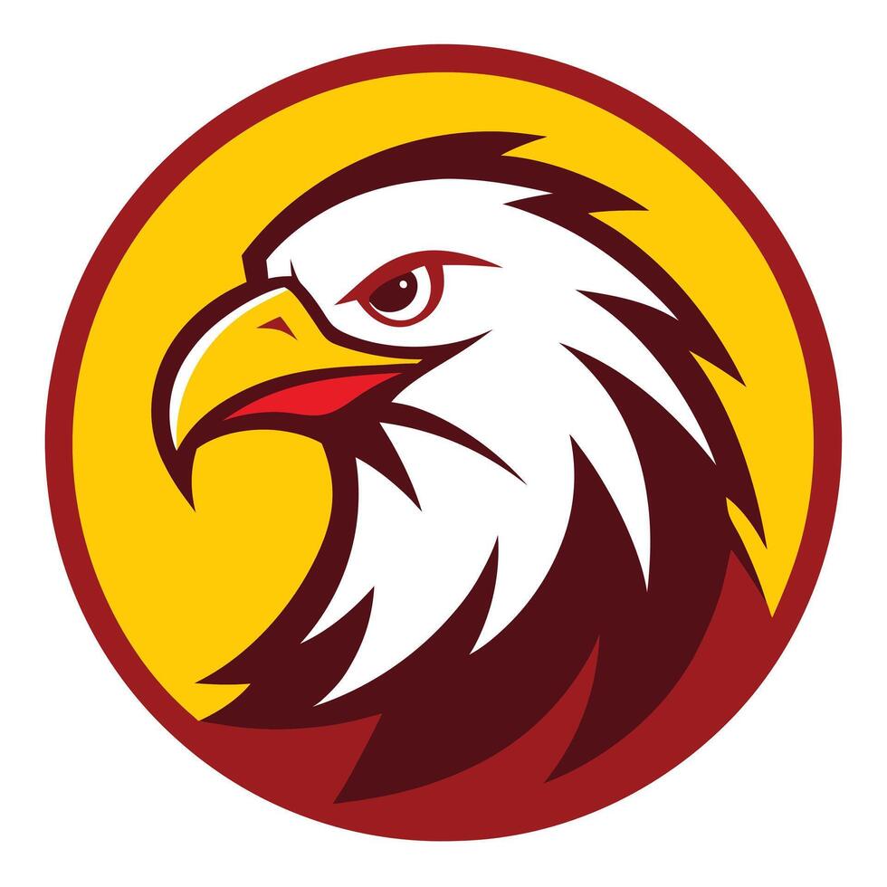 eagle head icon vector