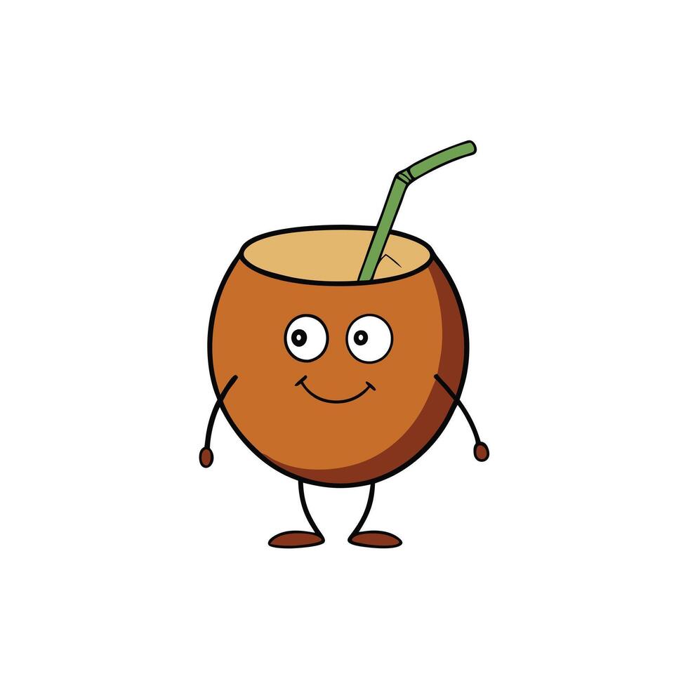 funny cartoon worm vector