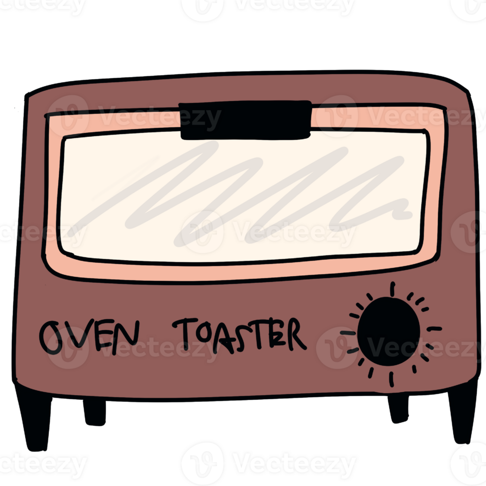 An old toaster with the words oven toaster written on it png