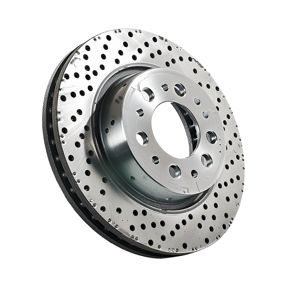 HighPerformance Perforated Brake Rotor for Enhanced Vehicle Stopping Power png