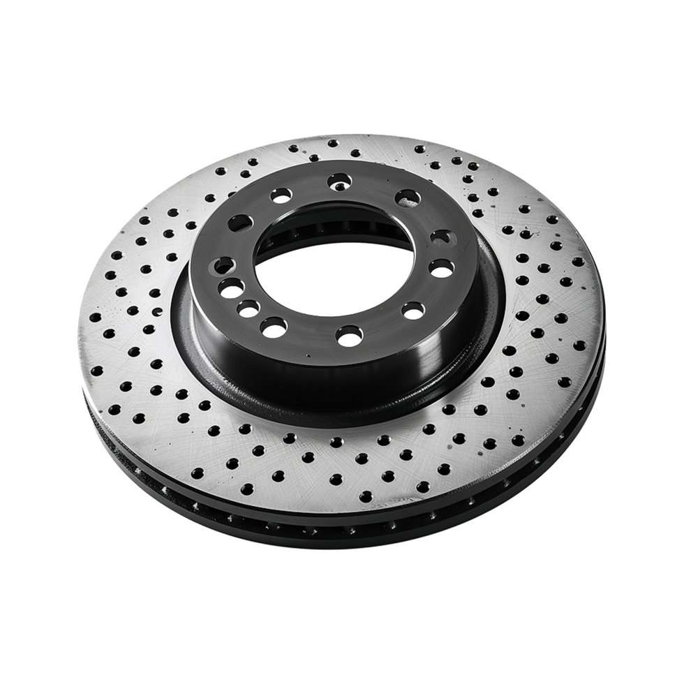HighPerformance Perforated Brake Rotor for Superior Stopping Power and Enhanced Cooling png
