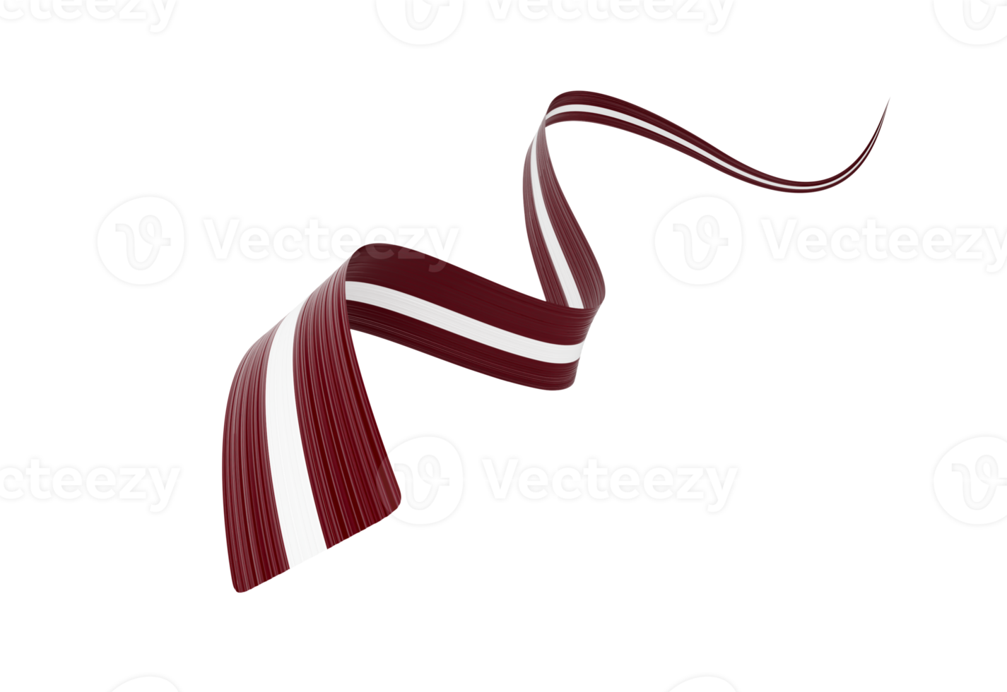 3d Flag Of Latvia 3d Wavy Shiny Latvia Ribbon Flag. 3d Illustration png
