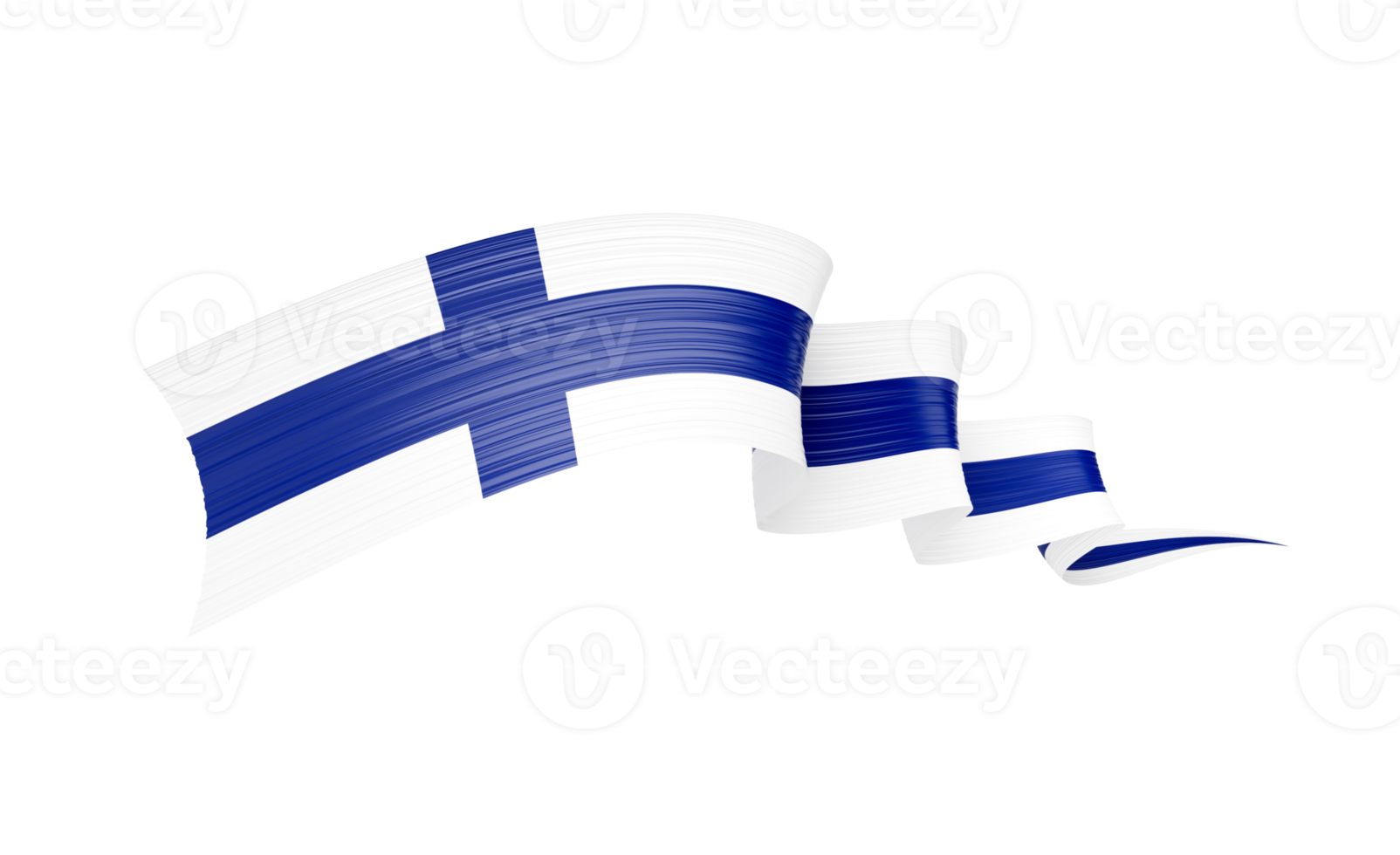3d Flag Of Finland 3d Shiny Waving Twisted Ribbon Flag Grey 3d Illustration png