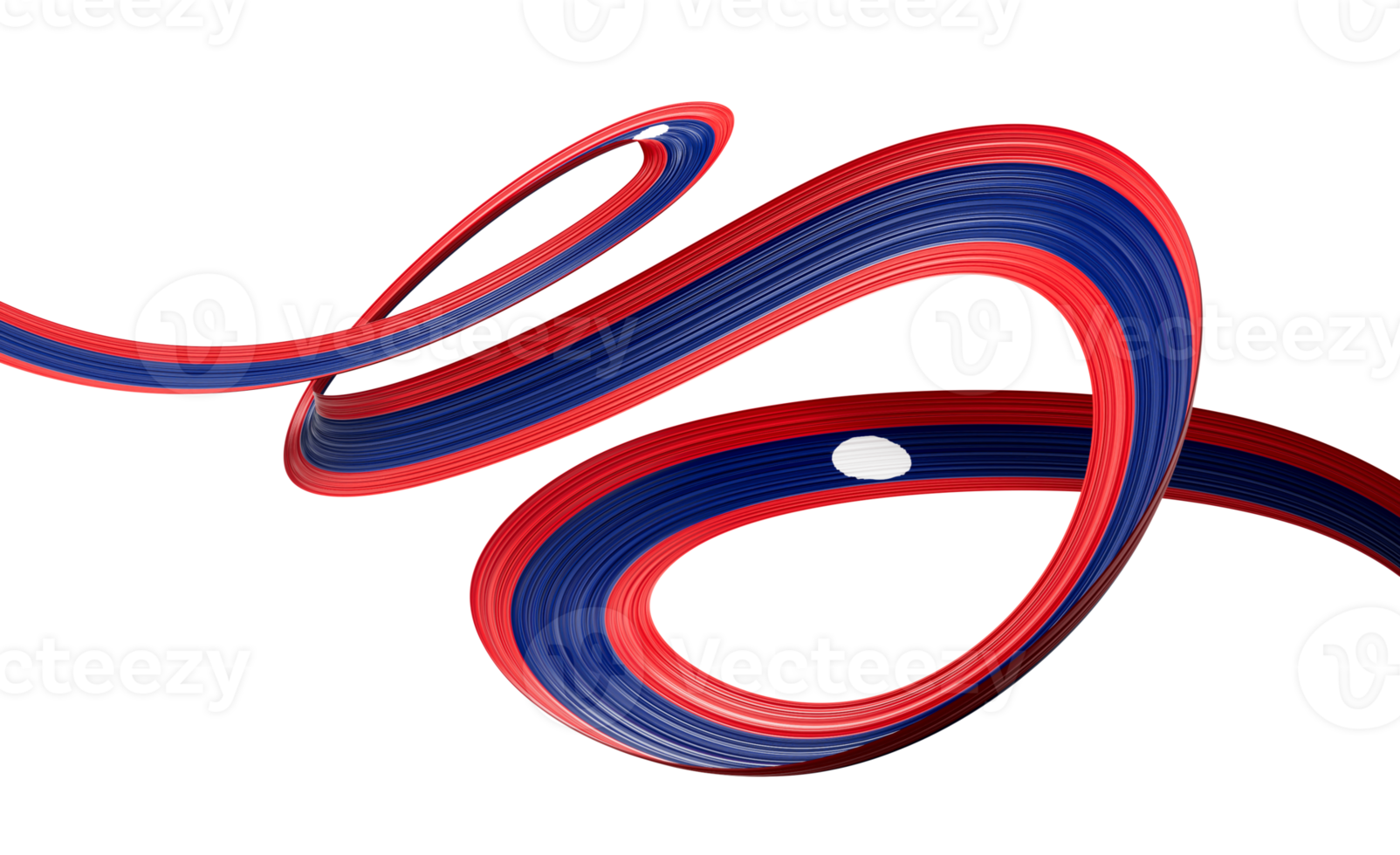 3d Flag Of Laos 3d Shiny Waving Laos Ribbon Flag. 3d Illustration png