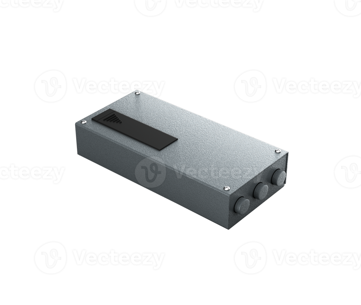 High Quality Of Modern Gray Safe Lock With Circular Dials And Textured Finish 3D Illustration png