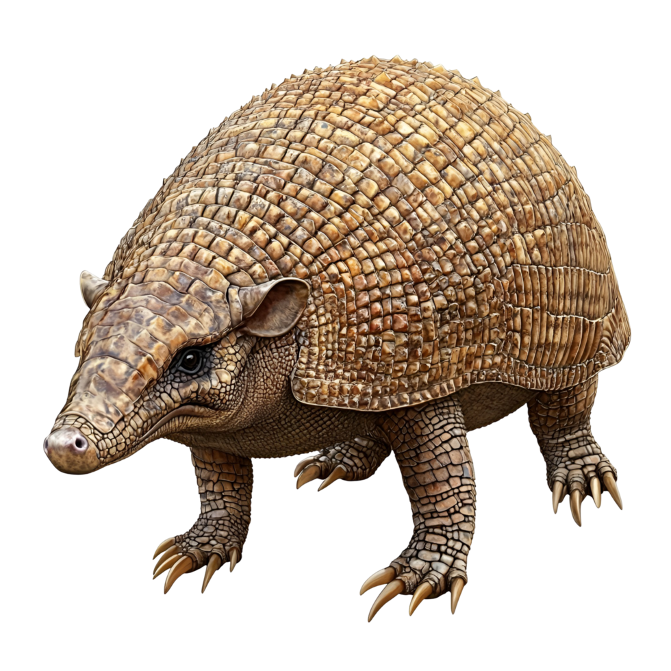 an armadillo on a transparent background png