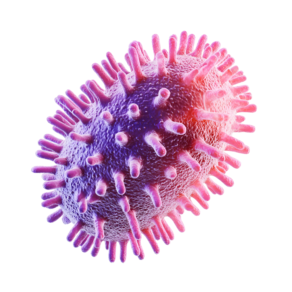 Microscopic Virus Pathogen Isolated Transparent Background png