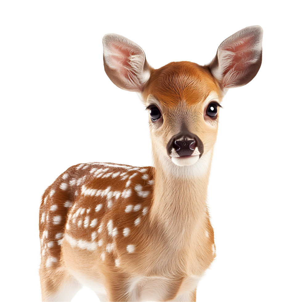 Majestic Spotted Deer Wildlife Illustration Transparent Background png