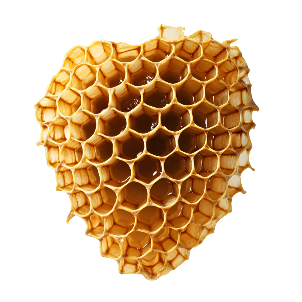 Honeycombs isolated on transparent background png