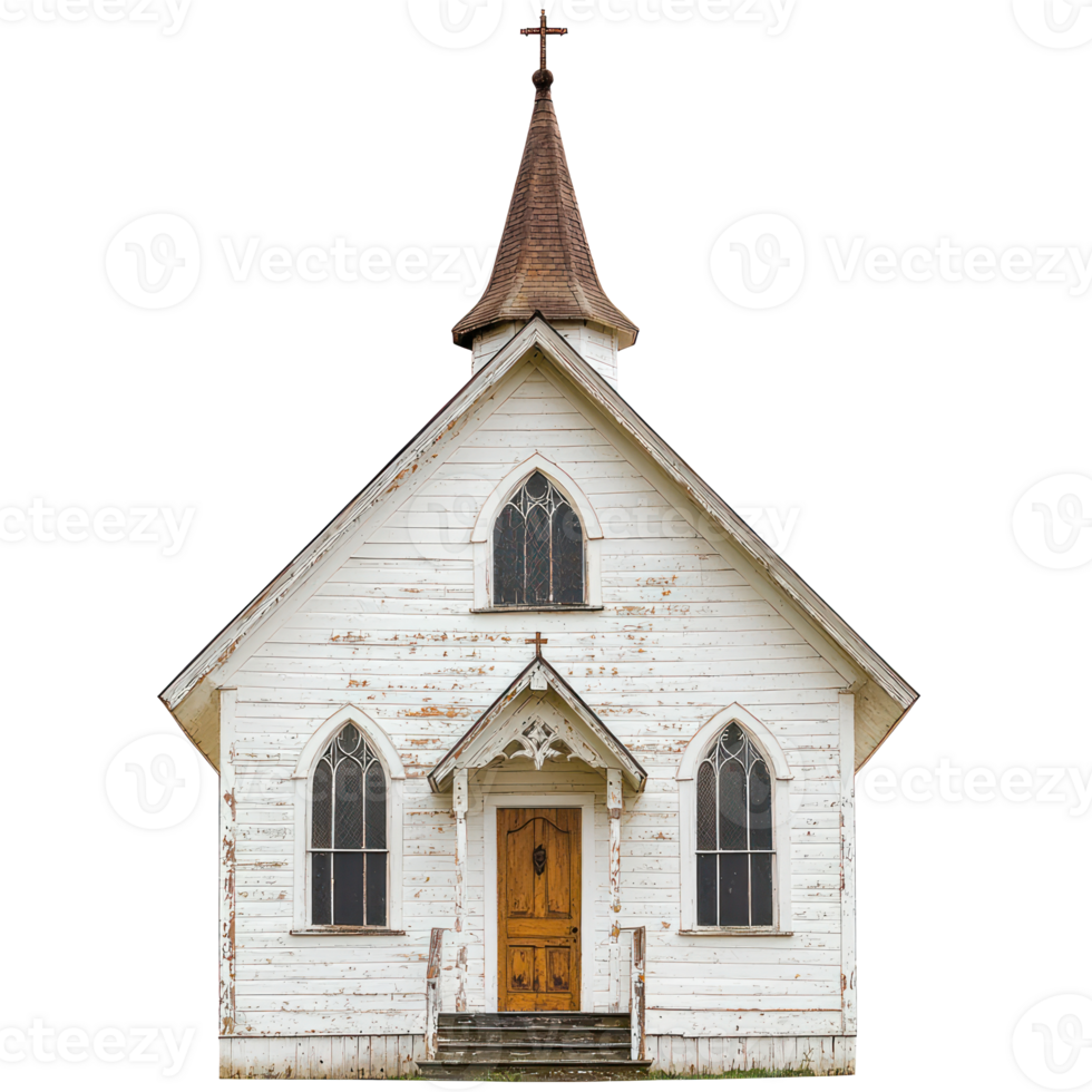 Chapel isolate on transparent background png