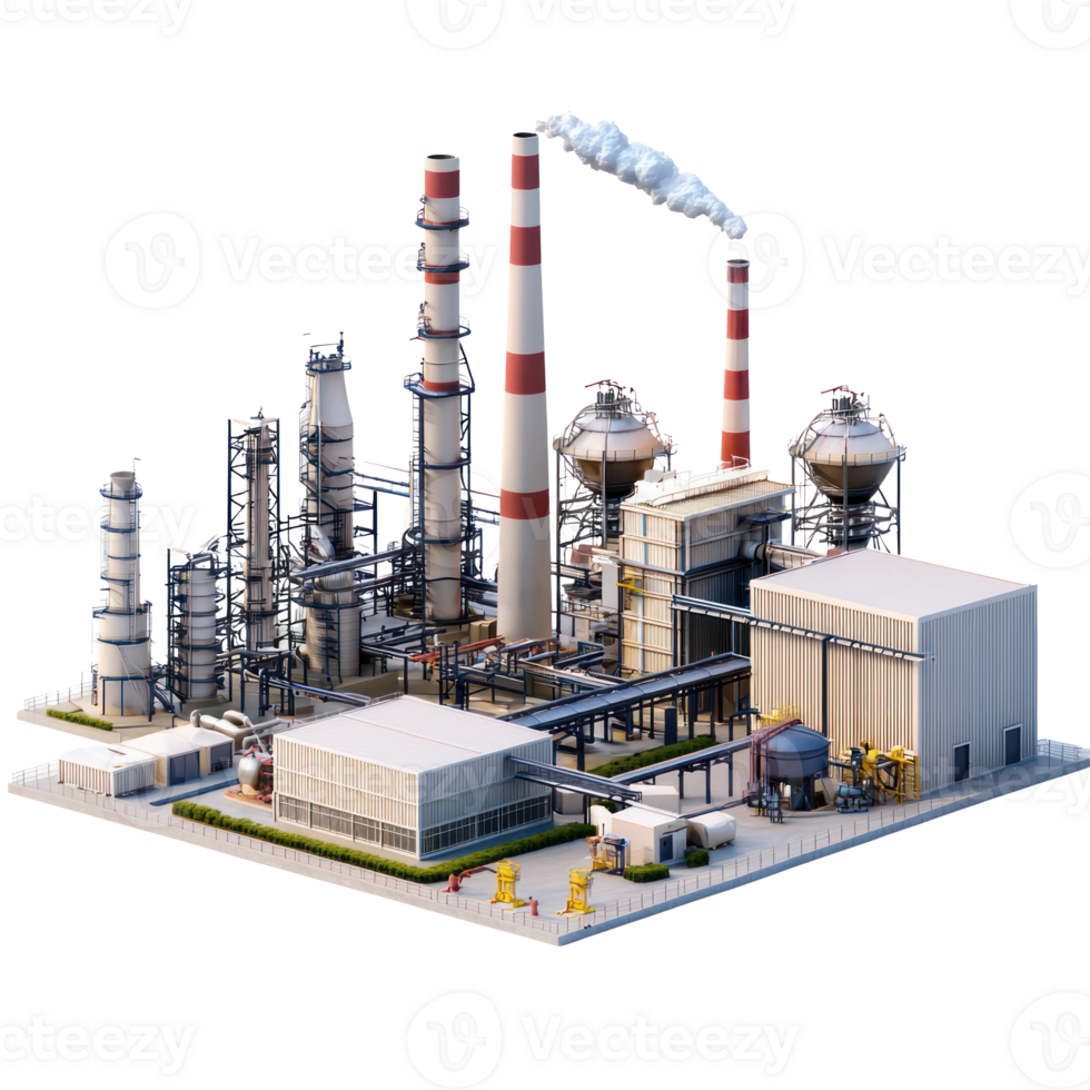 A Factory isolate on transparent background png