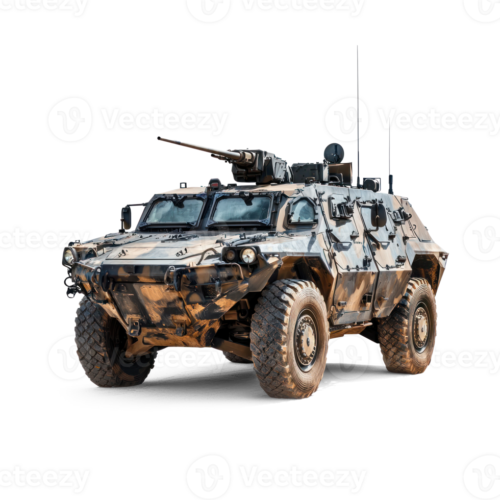 Destroyer military vehicle isolate on transparent background png
