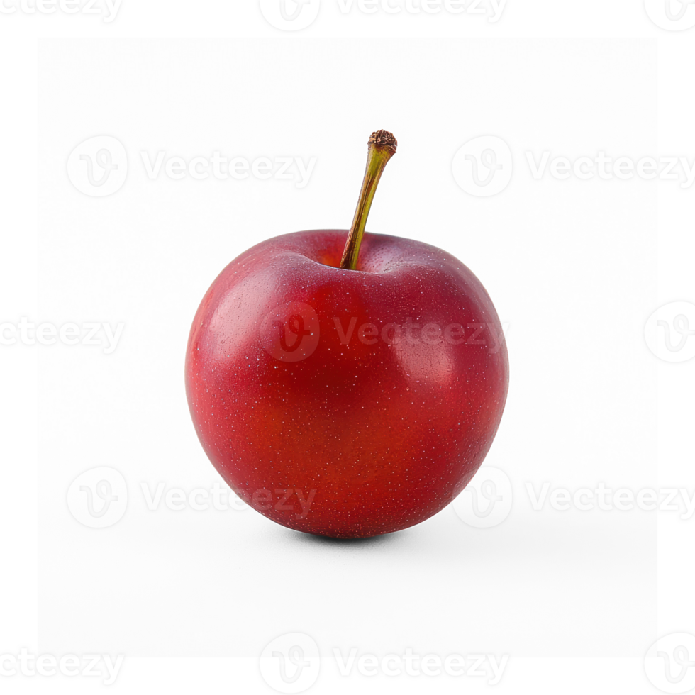 red apple on transparent background png