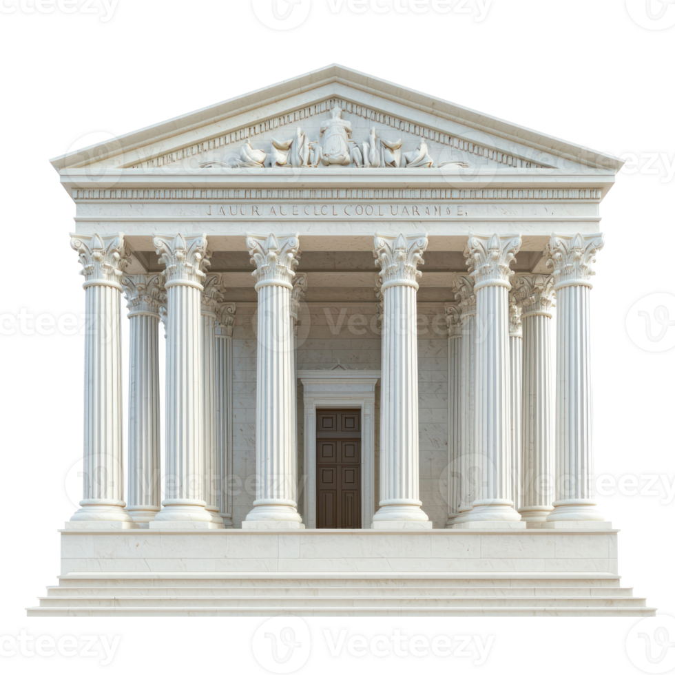 Courthouse isolate on transparent background png