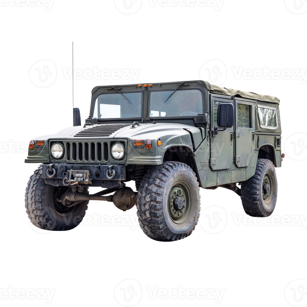 an army vehicle on a transparent background png