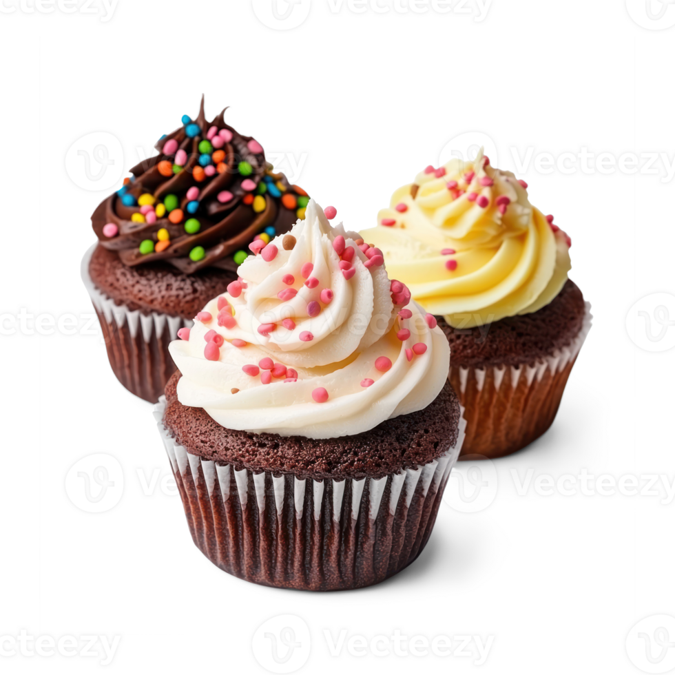 A Cupcakes isolate on transparent background png
