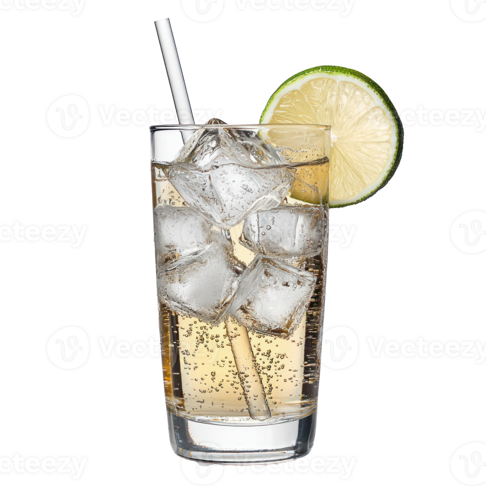 Club Soda isolate on transparent background png