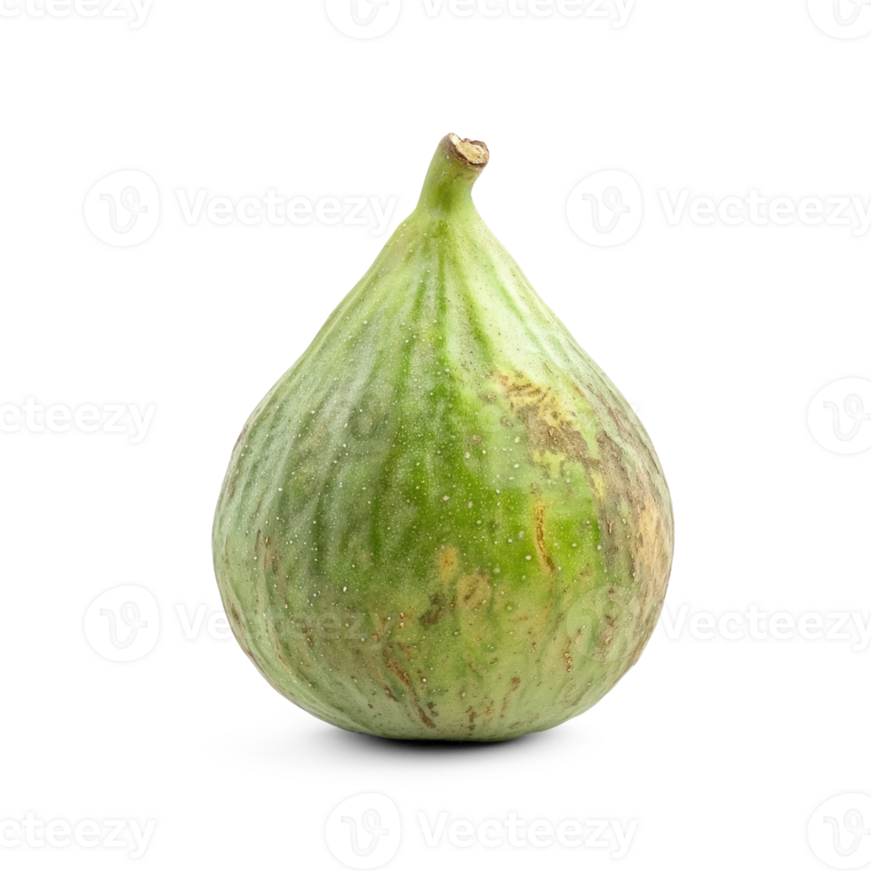 Green Fig Fruit isolate on transparent background png