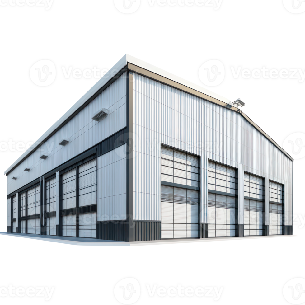 Warehouse isolate on transparent background png