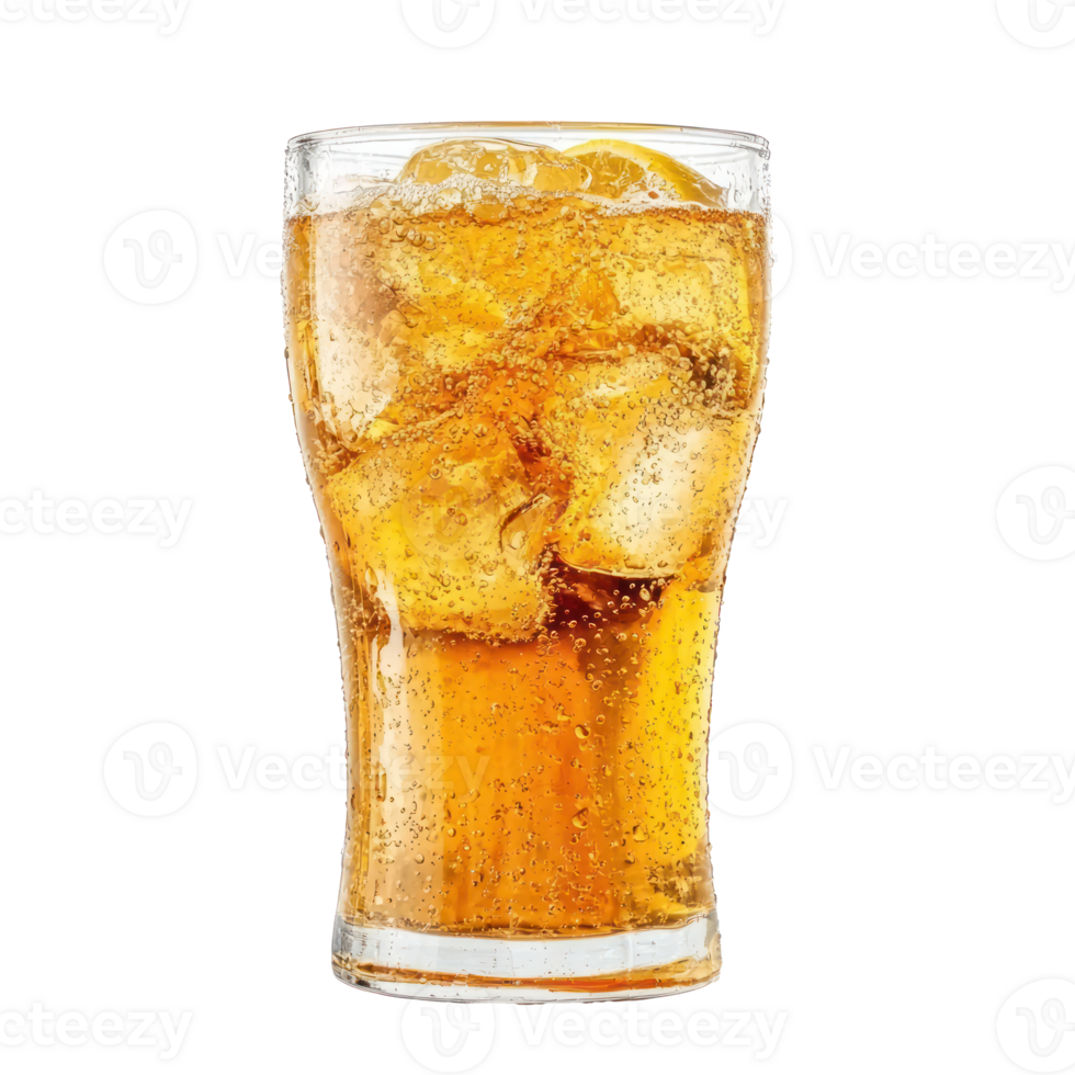 coke in glass isolate on transparent background png