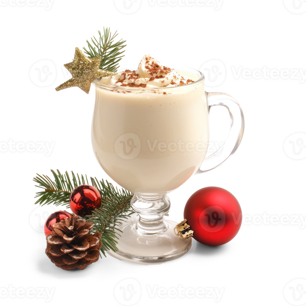 A Eggnog isolate on transparent background png
