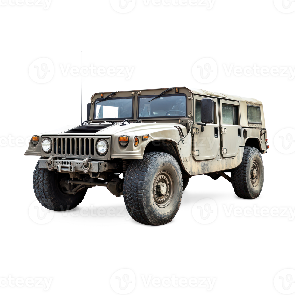 army vehicle on a transparent background png