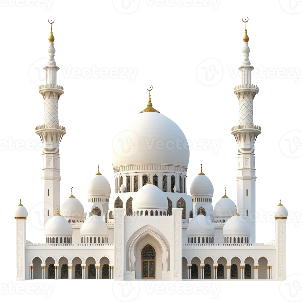 A Mosque isolate on transparent background png