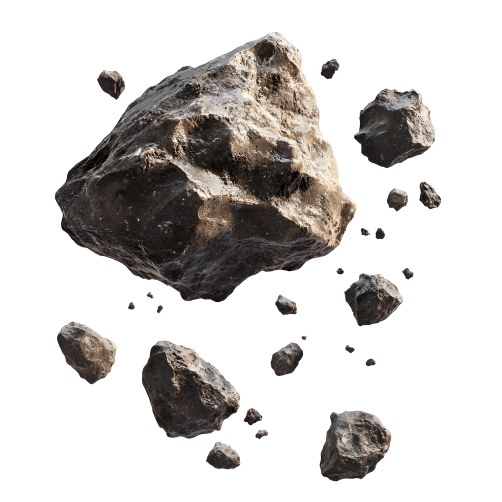 Stacked Rocky Stones For Construction On Transparent Background png