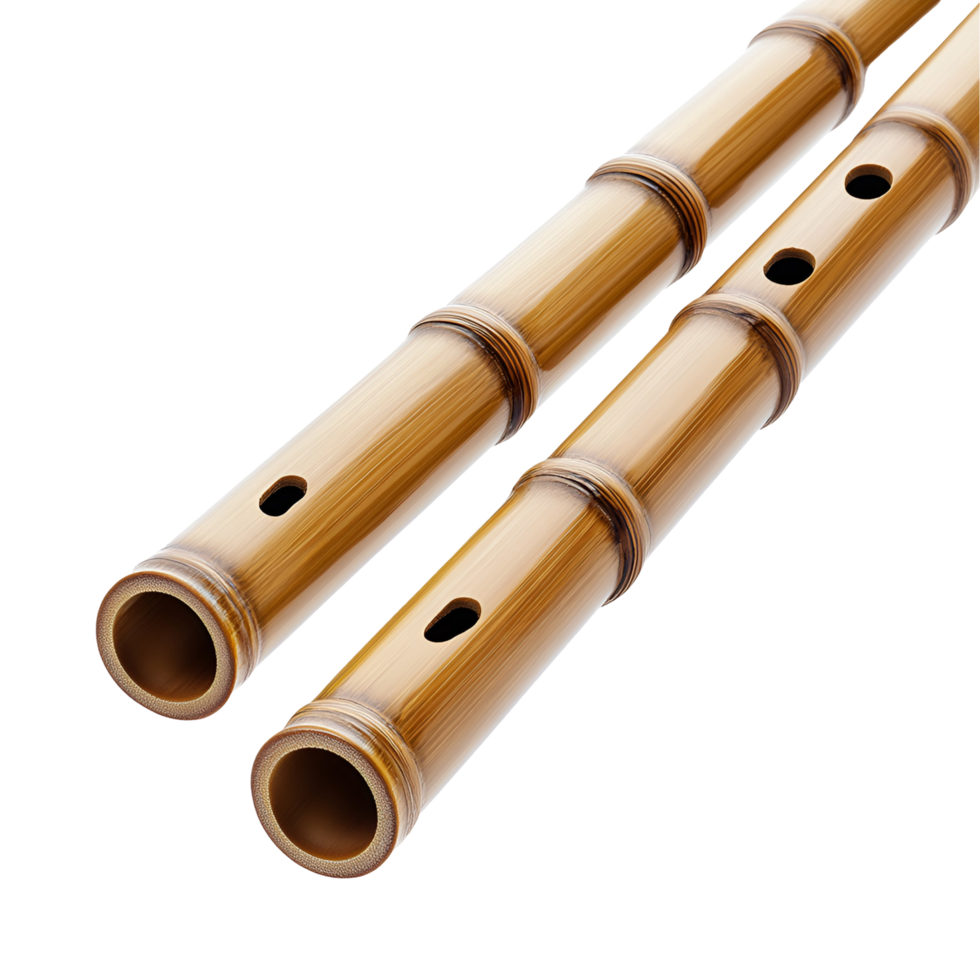 two flutes on a transparent background png