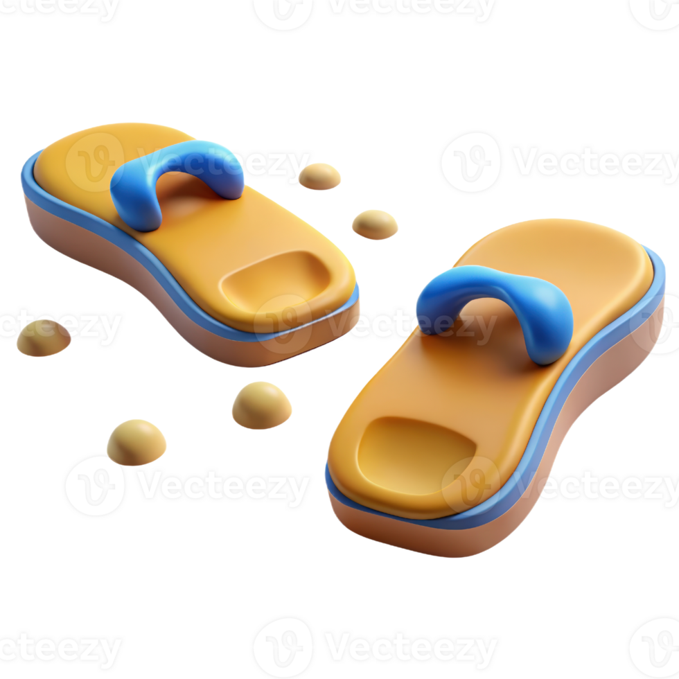 A pair of flip flops png