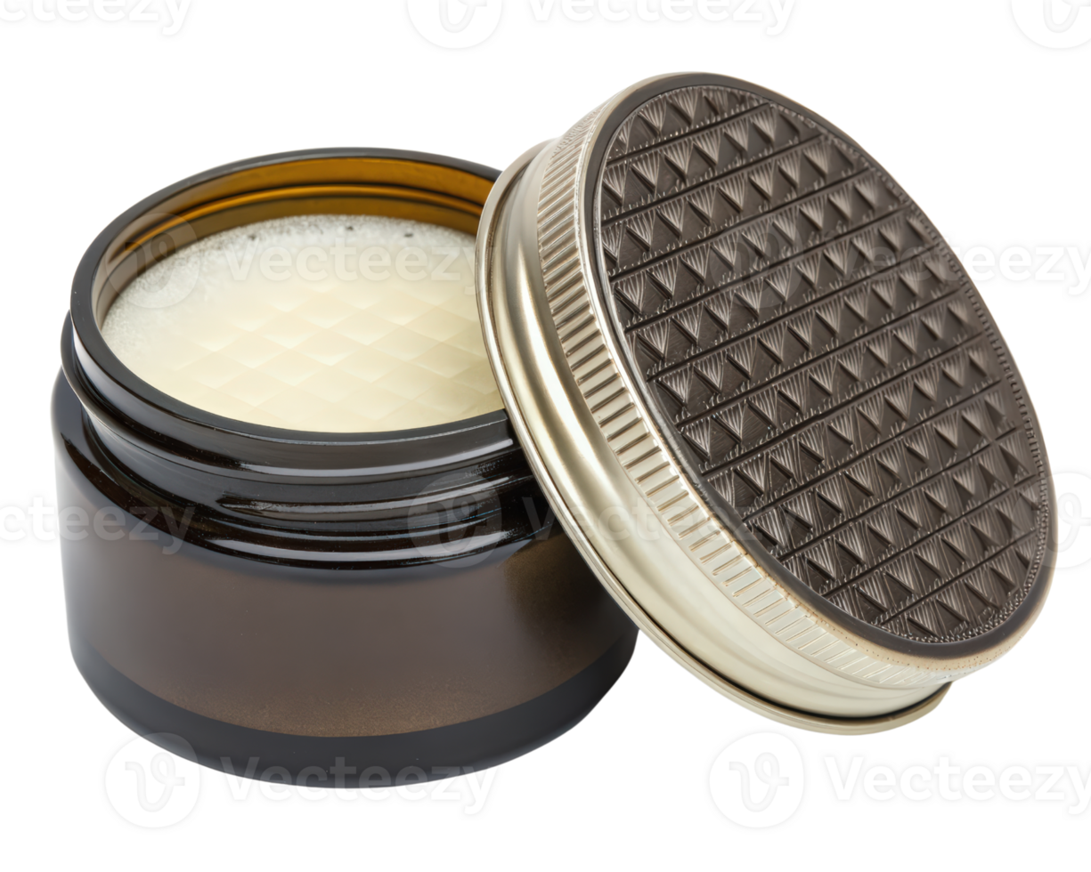 Jar of shaving cream on a transparent background png