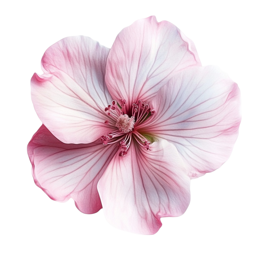 Pink Petal Flower Cutout Transparent Background png