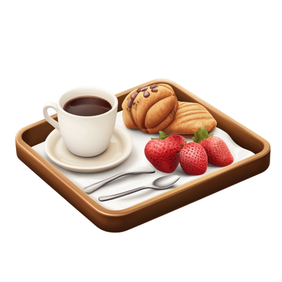 Delicious Breakfast Food with Transparent Background png
