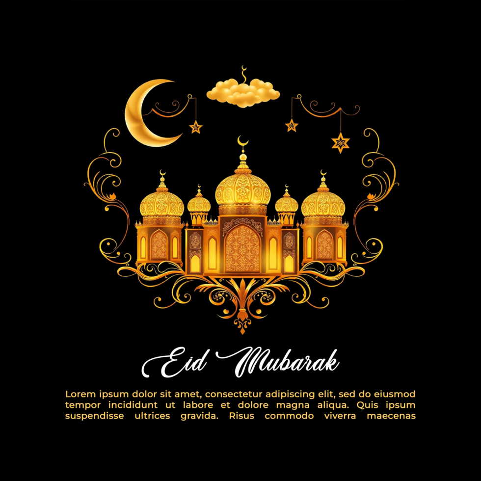 Stunning Islamic patterns for Eid Mubarak Eid Ul Fitr Idul Fitri and Eid Al Fitr Mubarek greetings psd